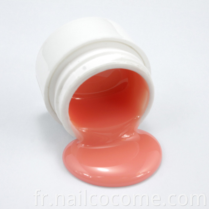 CCO Factory Color 1kg OEM No Foret Off UV Color Gel Builder Extension Nail Gel